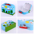 Cute design cardboard children mini paper suitcase